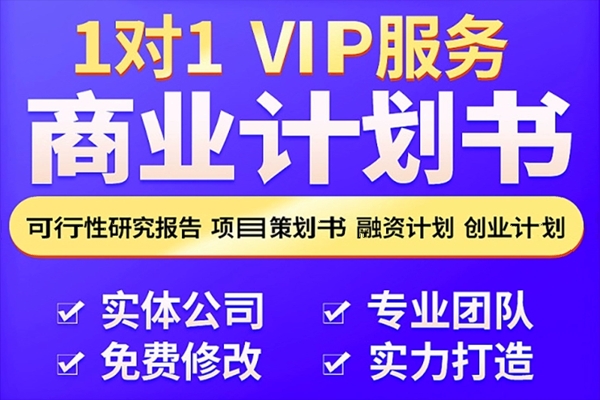 企业商业计划书撰写代做项目立项创业融资方案策划PPT
